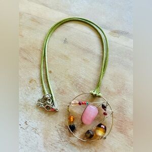 Dreamcatcher Pendant Necklace on sterling silver